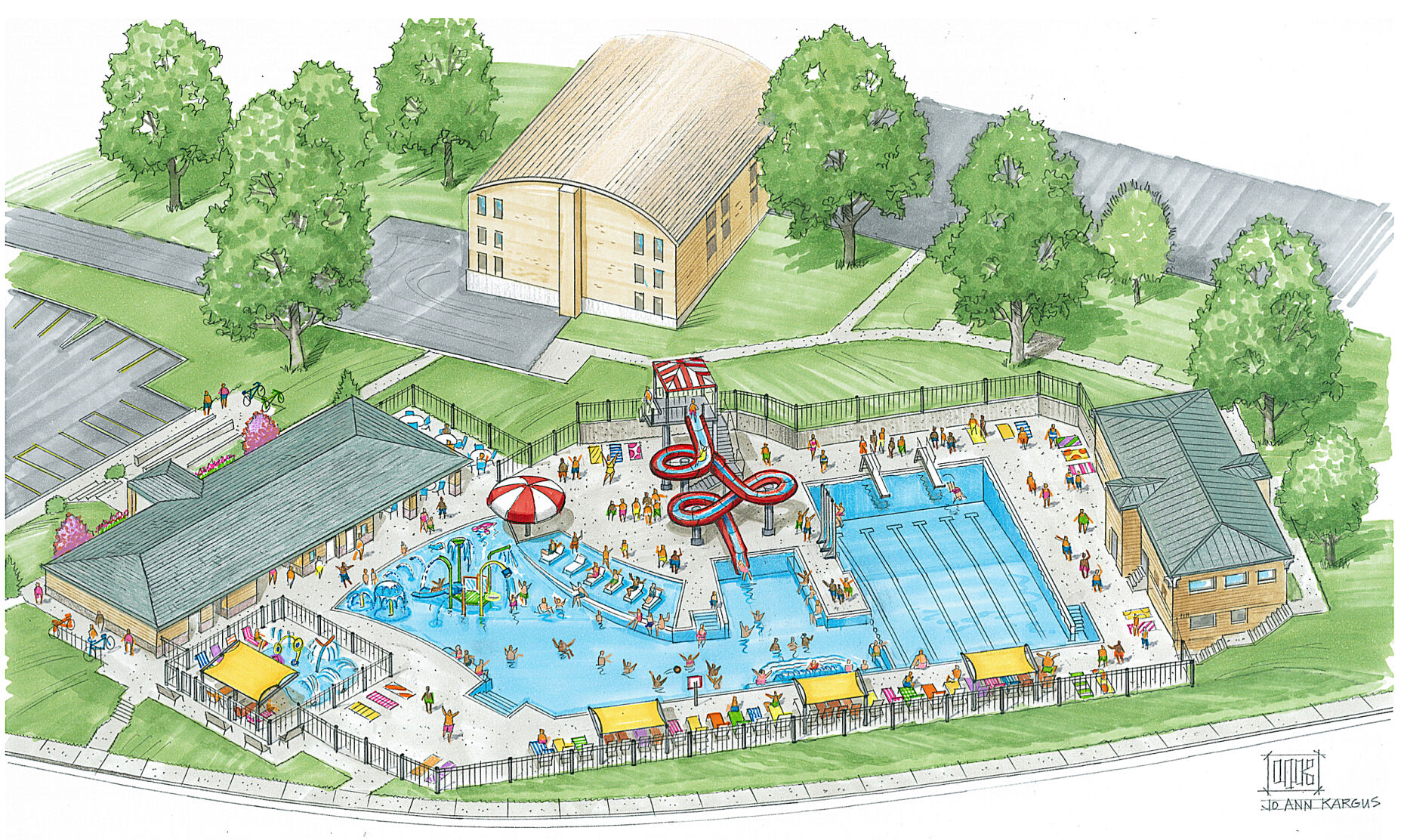 pool rendering